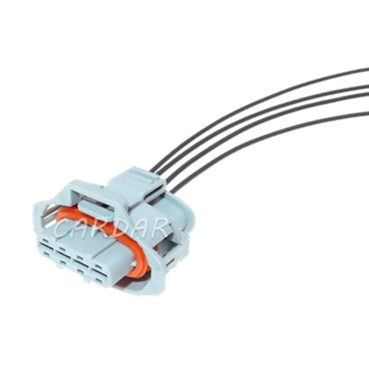 4 Pin 3.5 Series Grey Auto Waterproof Plastic Housing Wiring Terminal Socket With Terminal And Rubber Seals