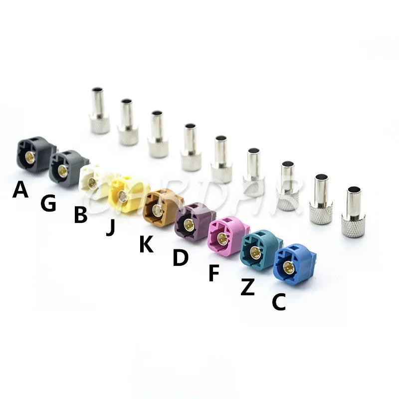 4 Pin Camera Connectors Automotive Audio Socket Universal Auto Fakra Connector