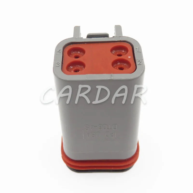 4 Pin DT06-4SB Waterproof Auto Connector Socket For Heavy Duty Truck EBC System