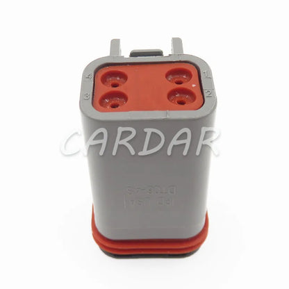 4 Pin DT06-4SB Waterproof Auto Connector Socket For Heavy Duty Truck EBC System