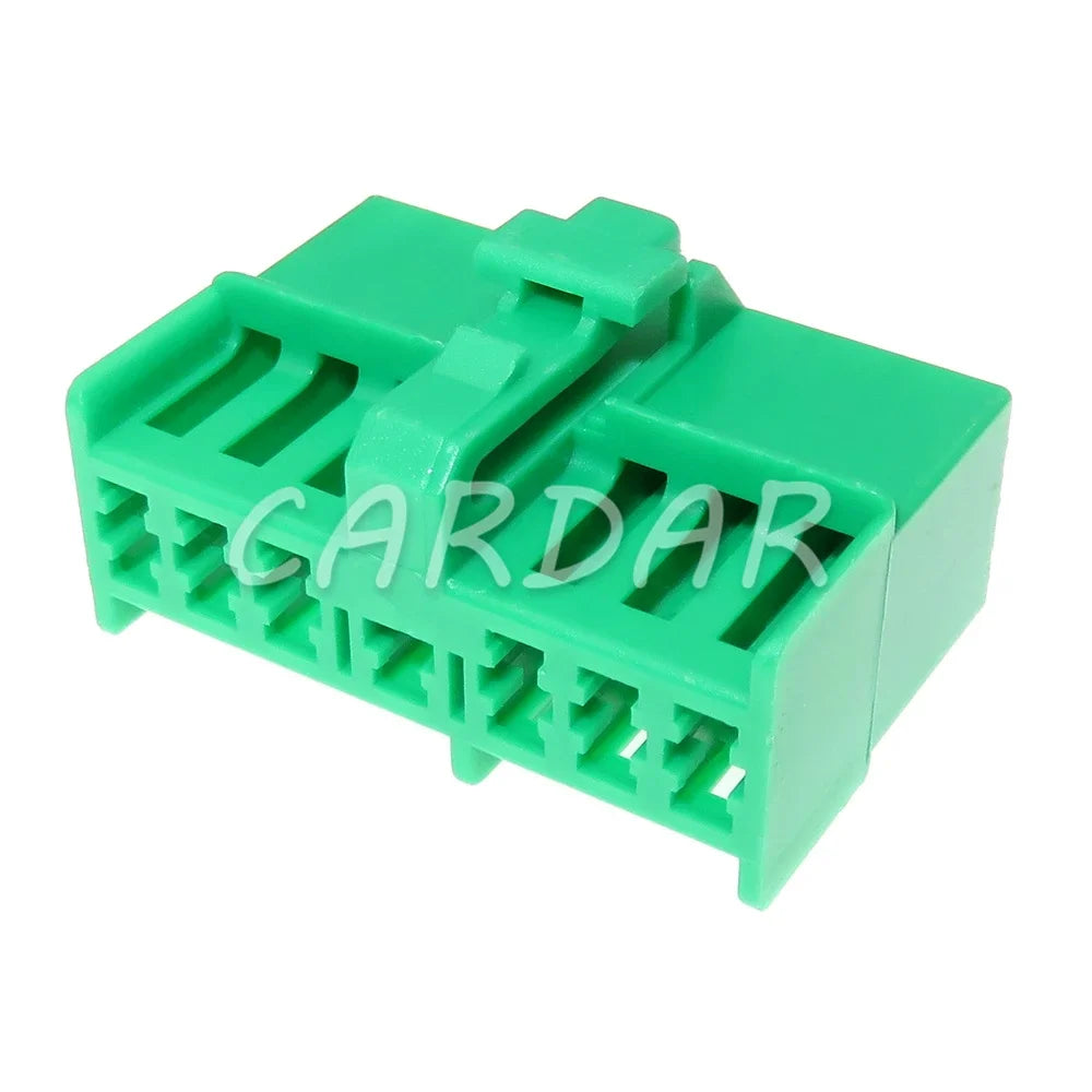 13 Pin 1 Series Green Automobile Wire Harness Plastic Housing Unsealed Socket Auto Accessories