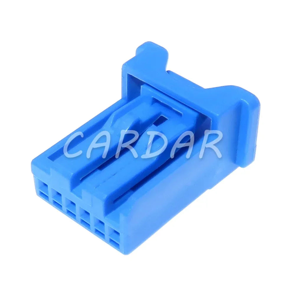 6 Pin Blue Car Wiring Socket Cable Wire Connetcor Auto Unsealed Adapter With Terminal