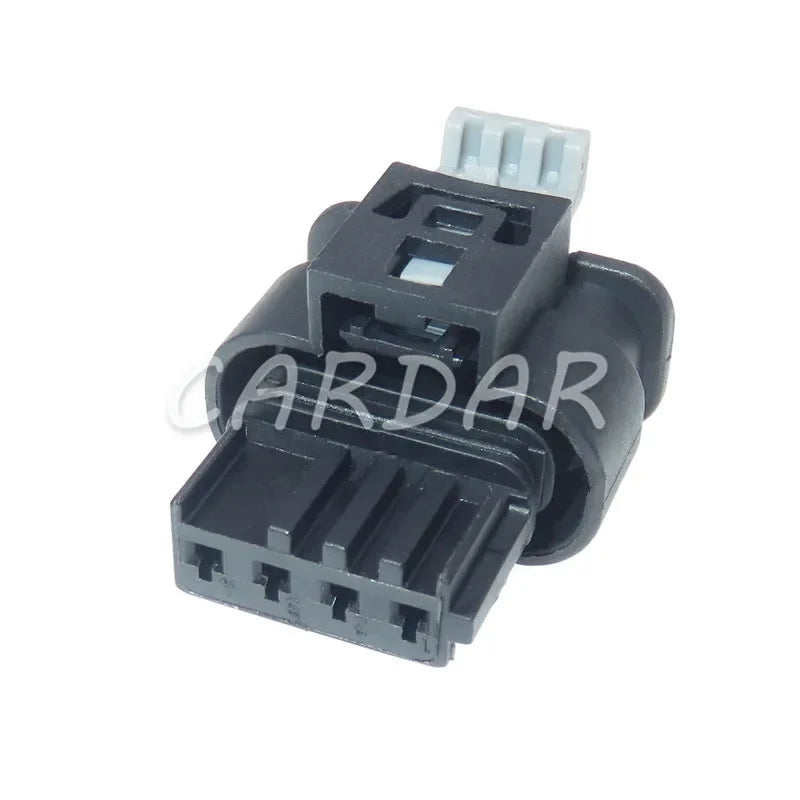4 Pin 805-122-541 Car Female Socket Auto Exhaust Pipe Electronic Valve Dedicated Wiring Connector with Pins Rubber Seals