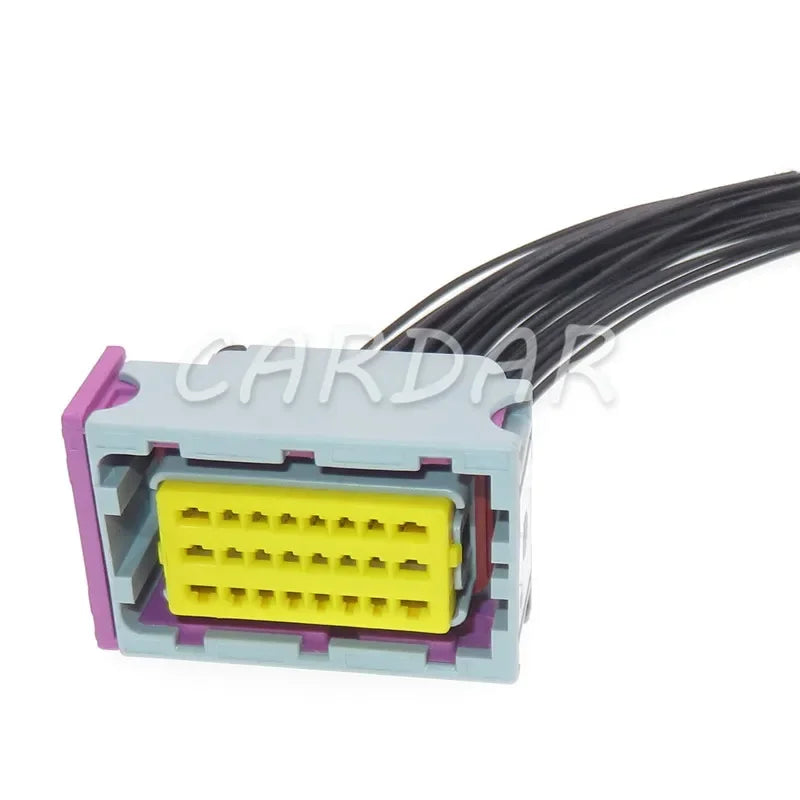 24 Pin FCI 211PC249S8005 HCCPHPE24BGYB90F Automotive ECU Connector PCB Socket Grey Plug For Cars Auto Parts
