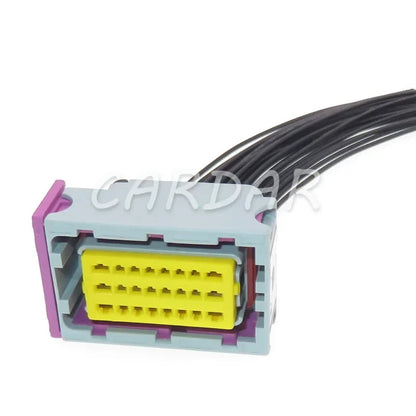 24 Pin FCI 211PC249S8005 HCCPHPE24BGYB90F Automotive ECU Connector PCB Socket Grey Plug For Cars Auto Parts