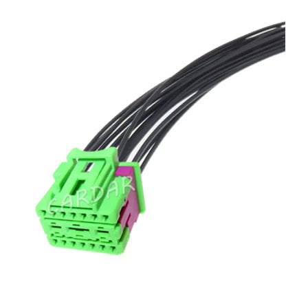 17 Pin Auto Wiring Harness  Hybrid Connector Car Large Current Socket For VW Audi Automobile Seat Unsealed Plug