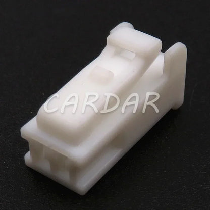 2 Pin 1.2 Seires White Automobile Wiring Plastic Male Plug Female Socket Unsealed Connector With Terminal