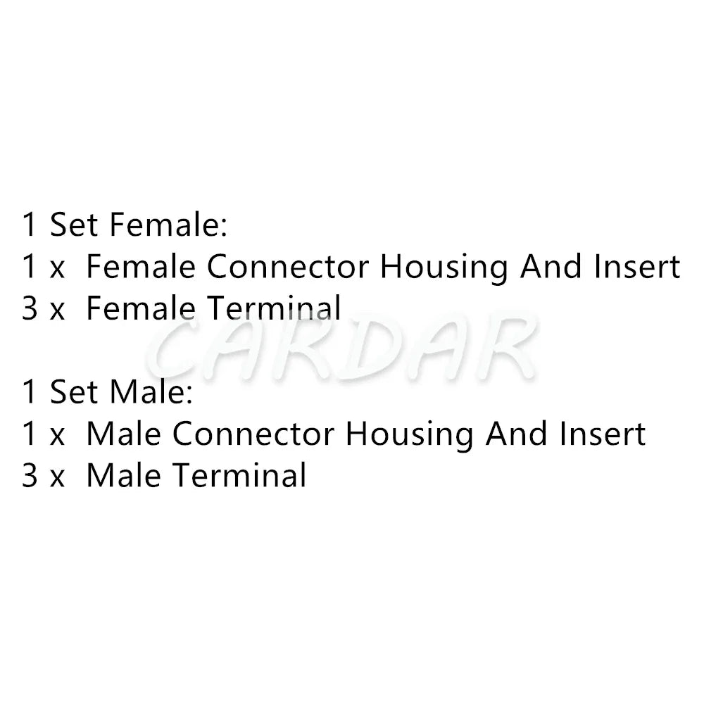 3 Pin 0.4 Series Auto Low Current Wiring Harness Socket Waterproof Connector 52266-0311 52213-0311