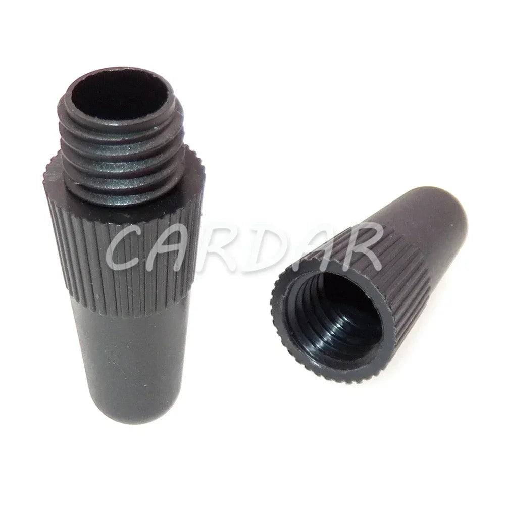 Black Fuse Holder BX3017A Screw Type Glass Fuses Box With Spring and Terminal