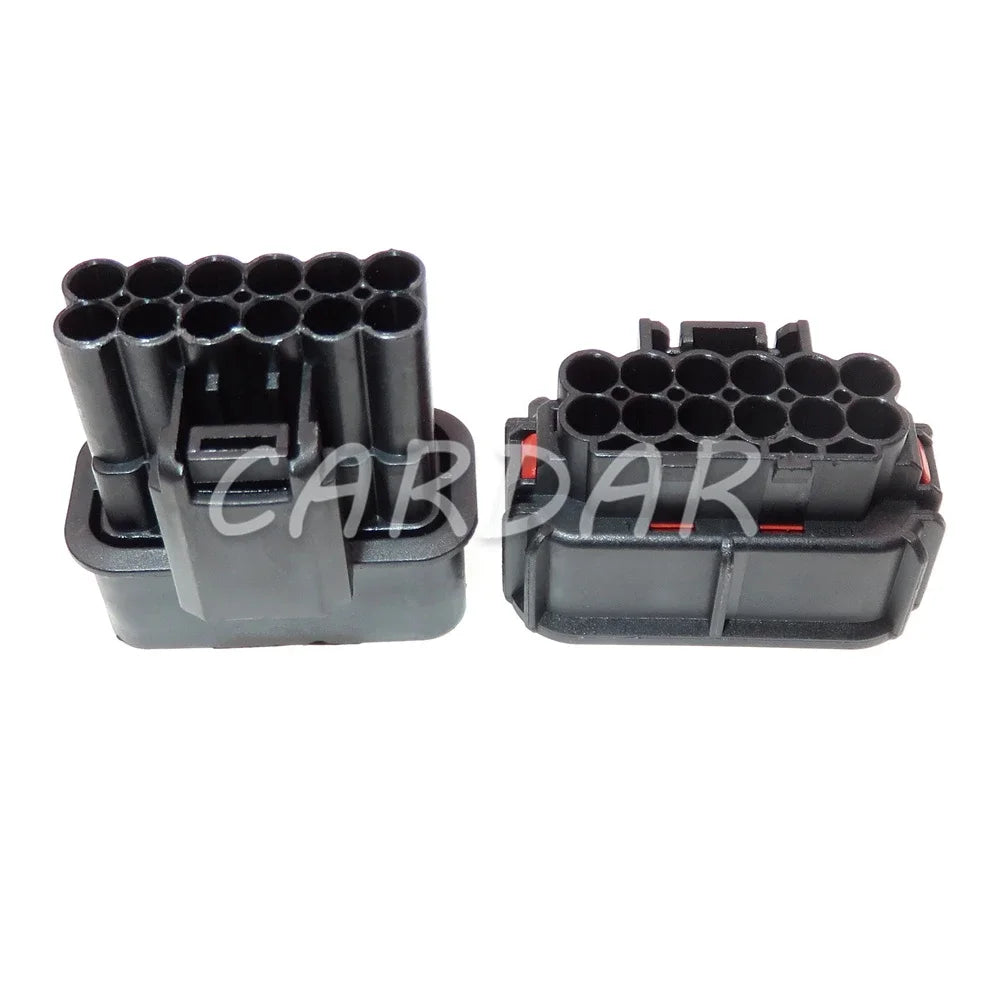 12 Pin 6181-6784 6189-7410 Auto Waterproof Connector Electrical Automotive LED Light Socket For Honda
