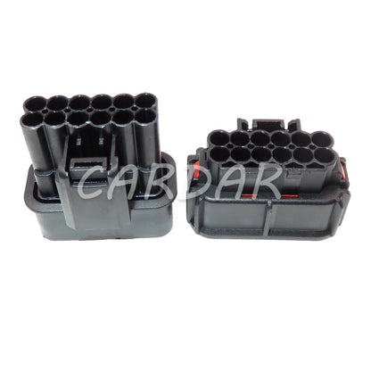 12 Pin 6181-6784 6189-7410 Auto Waterproof Connector Electrical Automotive LED Light Socket For Honda
