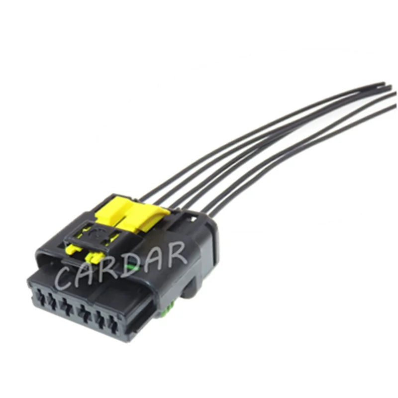 6 Pin 1.5 2.8 Series Auto Waterproof Composite Socket Auto Modification Accessories Electrical Connector