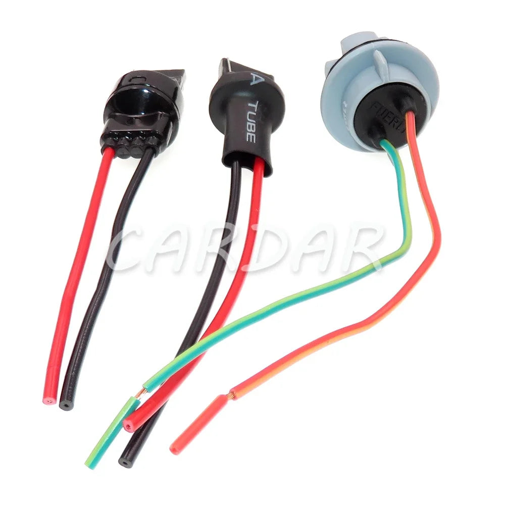 2 Pin T20 W21W 7440 LED Bulb Holder LED Socket Adapter Connector LED Parking Side Light Lamp Wiring Harness Adaptor Socket