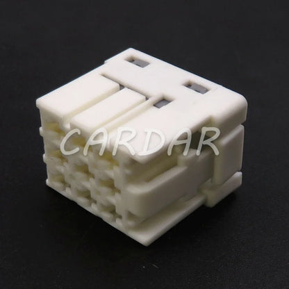 9 Pin 2-968307-2 White Automotive Power Amplifier Wiring Harness Unsealed Socket