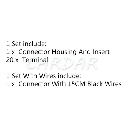 20 Pin Automotive Gateway Computer Controller Electrical Connector Car Wiring Socket For VW 969422-1 443971883B