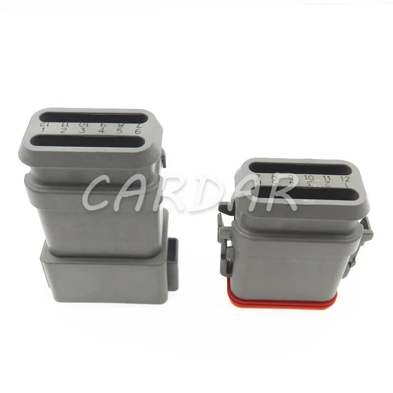 12 Pin DT04-12P-E008 DT04-12S-E008 Car Cable Socket Car Window Plastic Housing Wire Connector