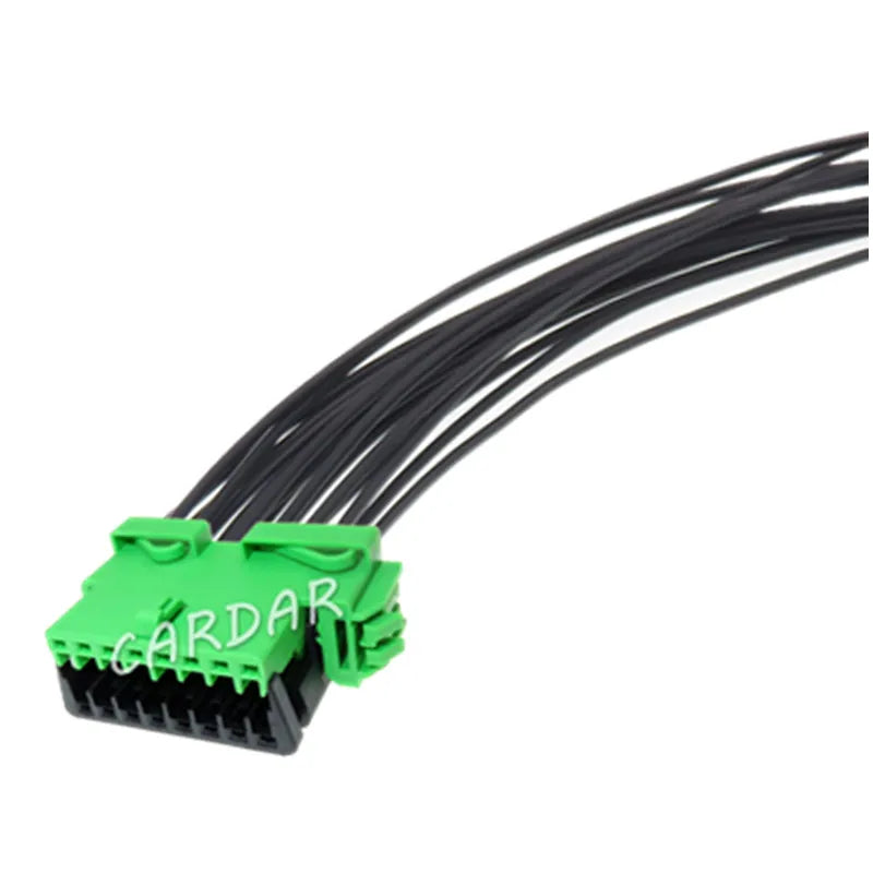 16 Pin 953490-3 Auto Electric Wire Socket Car Wiring Unsealed Connector Green Automotive OBD Diagnostic Plug