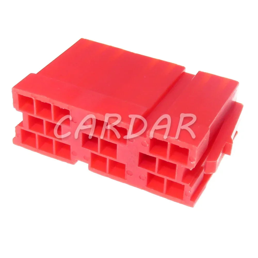 20 Pin Red Automobile Replacement Socket Parts Car Electric Cable Unsealed Connector Auto Adapter