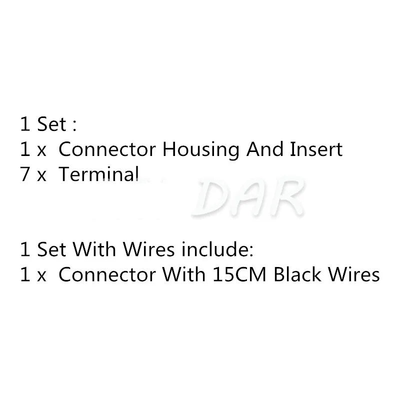 7 Pin Automotive Electric Cable Socket Auto Accessory Car Wiring Terminal Wire Connector