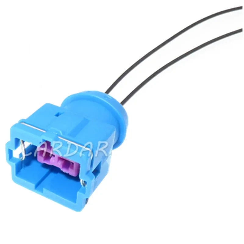 2 Pin Automotive Wire Harness Unsealed Plug with Terminal 3.5 Series Car Female Wiring Blue Socket