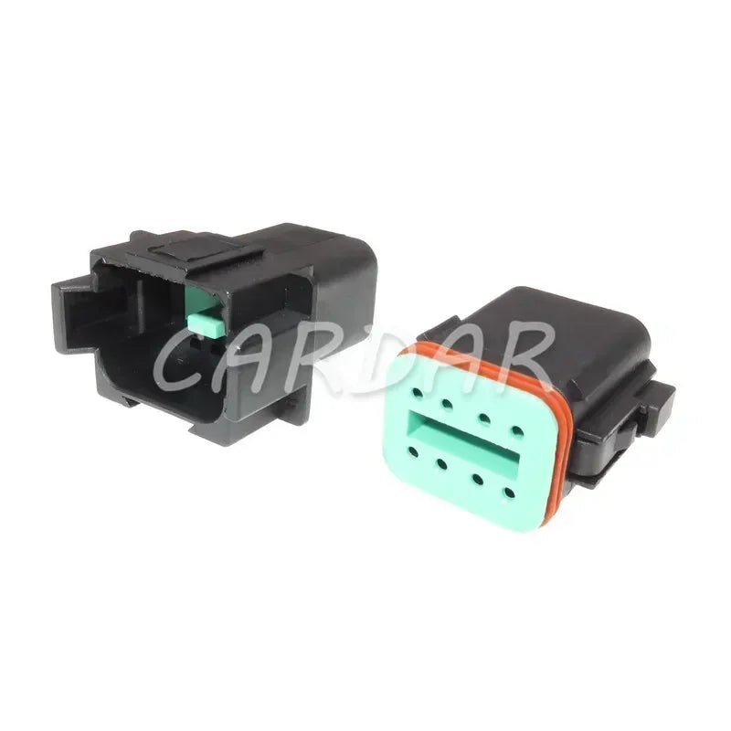8 Pin DT04-8P DT06-8S Black Colour DT Series Automotive Waterproof Deutsch Connector Plug With Terminals