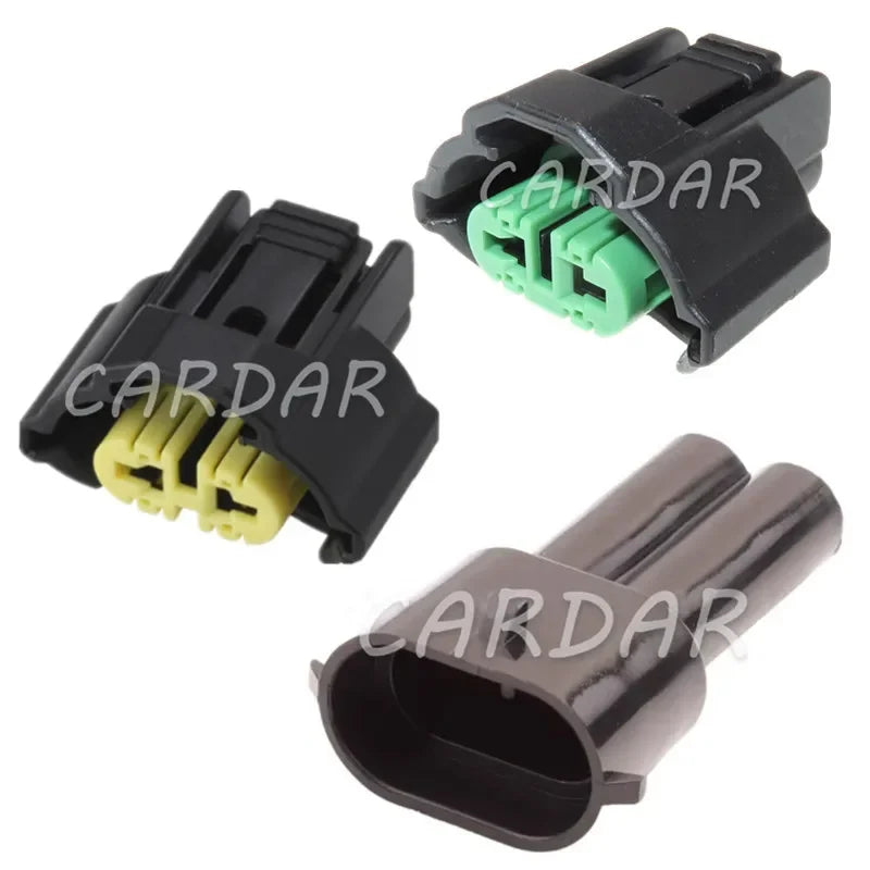 2 Pin 6189-0935 Fog Lamp Socket Automotive Connector Equivalent For Japanese IAT MAT Applications Mazda Toyota