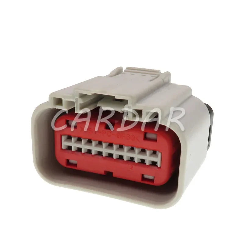 18 Pin 1488533-6 Auto Air Flow Meter Plug Car Radar Cable Connector Gray Wire Socket With Terminals