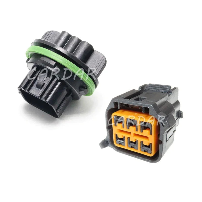 6 Pin Waterproof Automotive Car Headlight Socket Auto Light Lamp Plug HP066-06021 HP075-06100 GL171-06021 For Hyundai Kia
