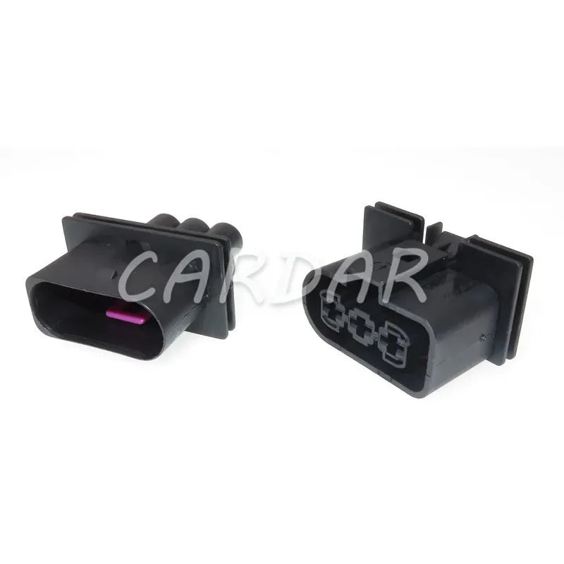 3 Pin 1J0 906 443 1J0 906 233 Waterproof Electronic Fan Cable Socket Automotive Radiator Plug For VW