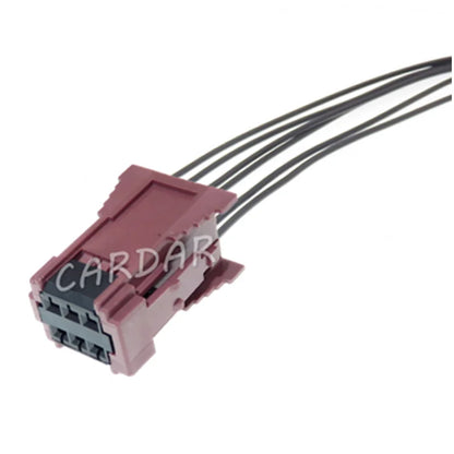 6 Pin 1.5 Series Brown Automotive Wire Harness Socket with Terminal Auto Modification Parts