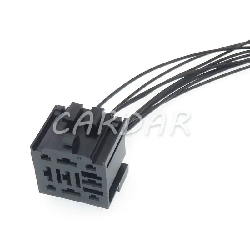 9 Pin Automotive Relay Connector Car Fuse Socket Electrical Plug With Terminals