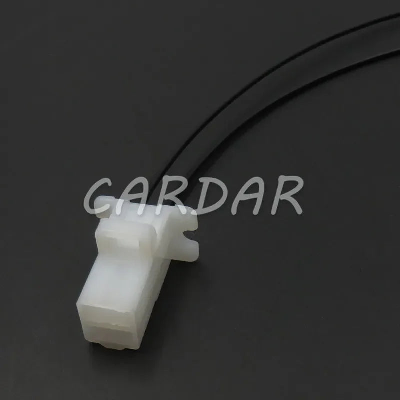 2 Pin White ABS Wiring Socket Automotive Connector Household Plug