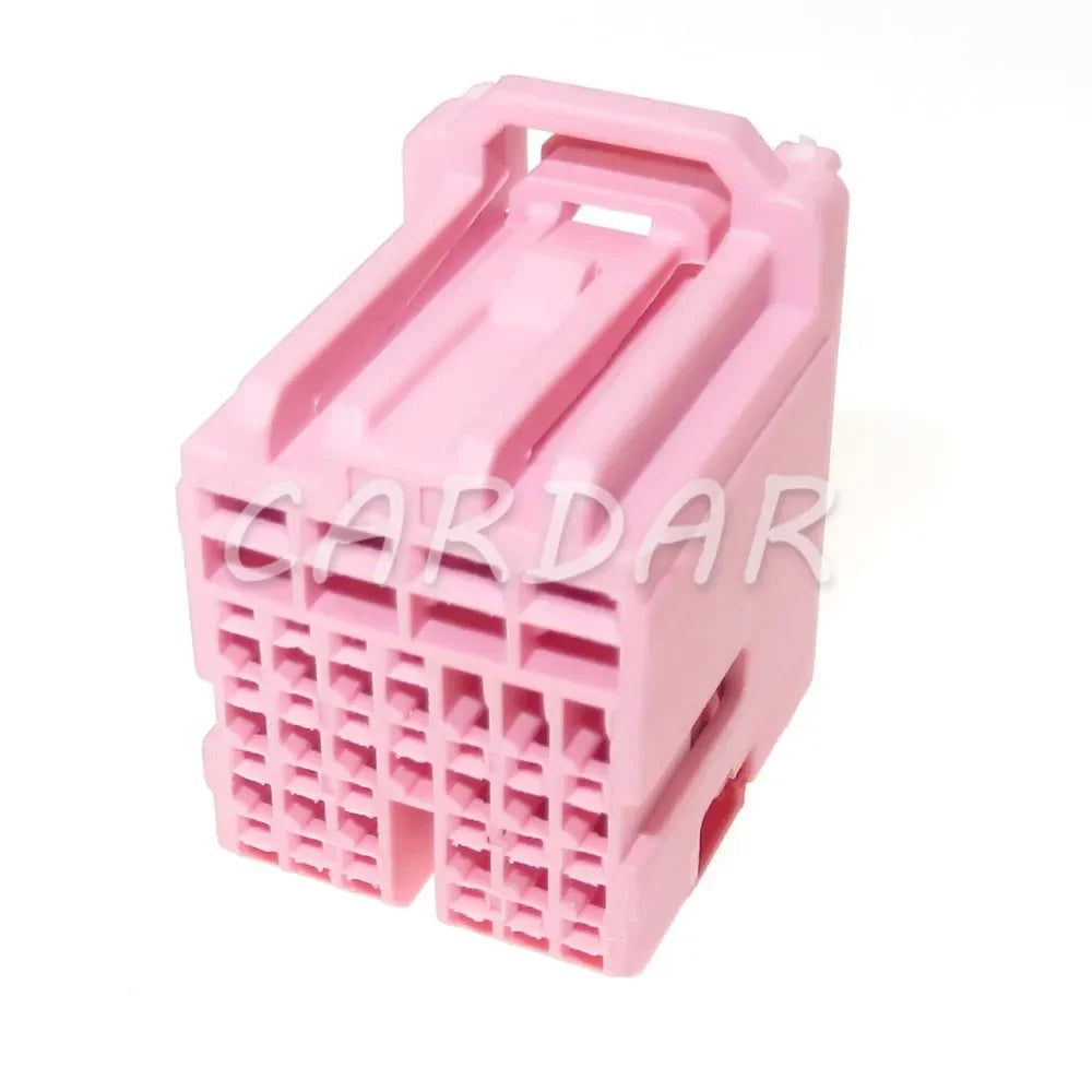 27 Pin Car Body Computer Module Cable Harness Socket 2098067-5 Pink Auto BCM Composite Connector