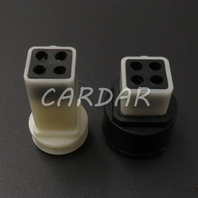 4 Pin Electronic Quadrate Waterproof Insulated Wire Electric Connector Socket