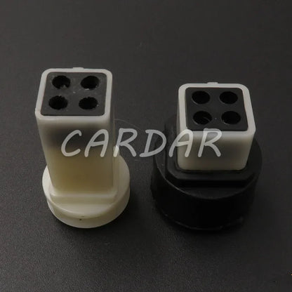 4 Pin Electronic Quadrate Waterproof Insulated Wire Electric Connector Socket