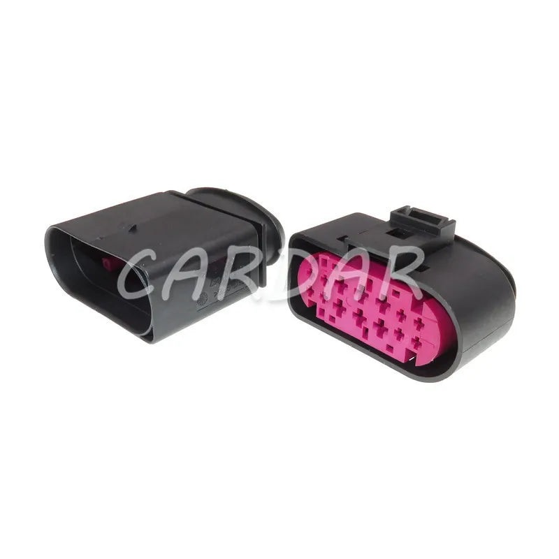 14 Pin 1J0973737 1J0973837 1.5mm 3.5mm Waterproof Auto Connector Lamp Light Socket For Audi BMW VW