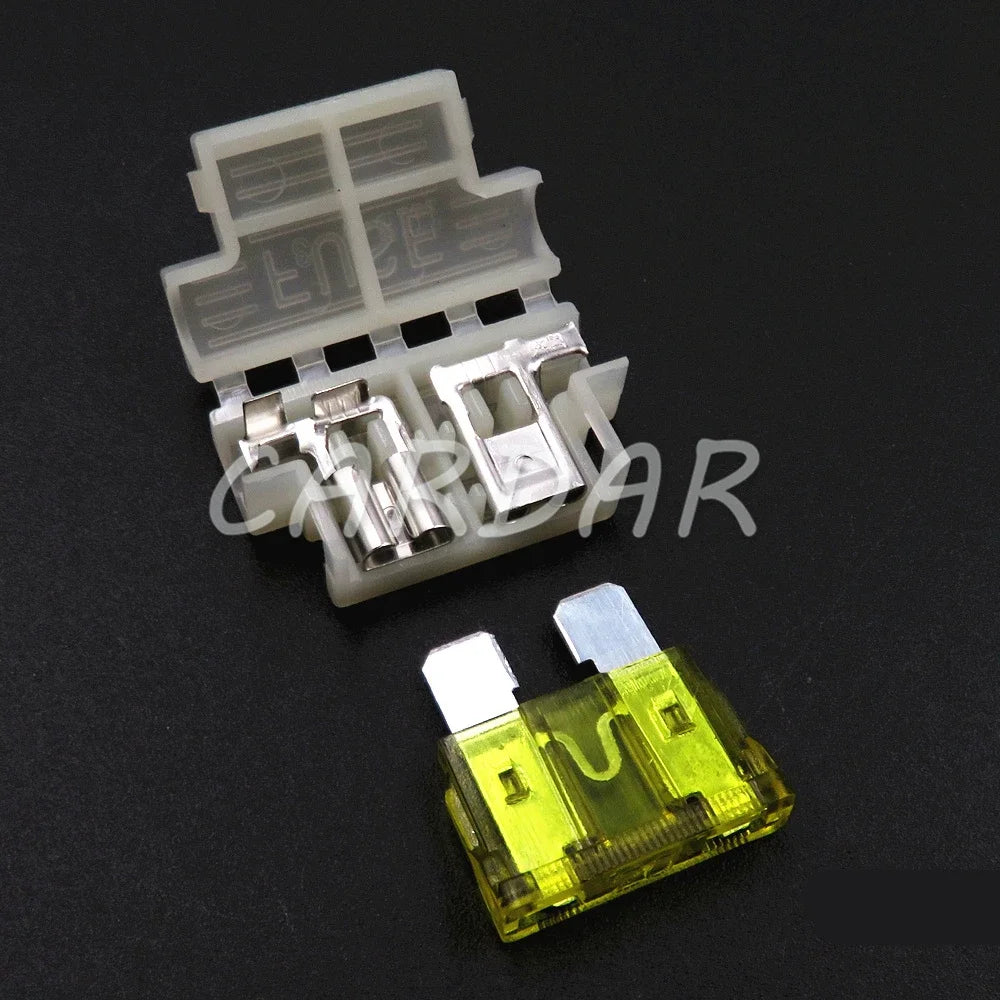1 Way Auto Standard Middle Fuse Holder Car Middle Fuses Box Automobile Blade Type Fuse Block