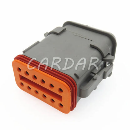 12 Pin DT04-12P-E008 DT04-12S-E008 Car Cable Socket Car Window Plastic Housing Wire Connector