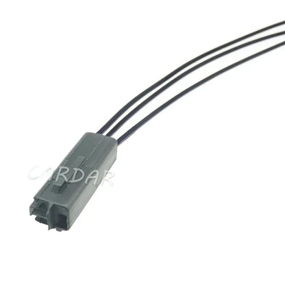 3 Pin 6098-3752 6098-3751 Auto Plastic Housing Socket Black Male Female Docking Electric Wire Connector
