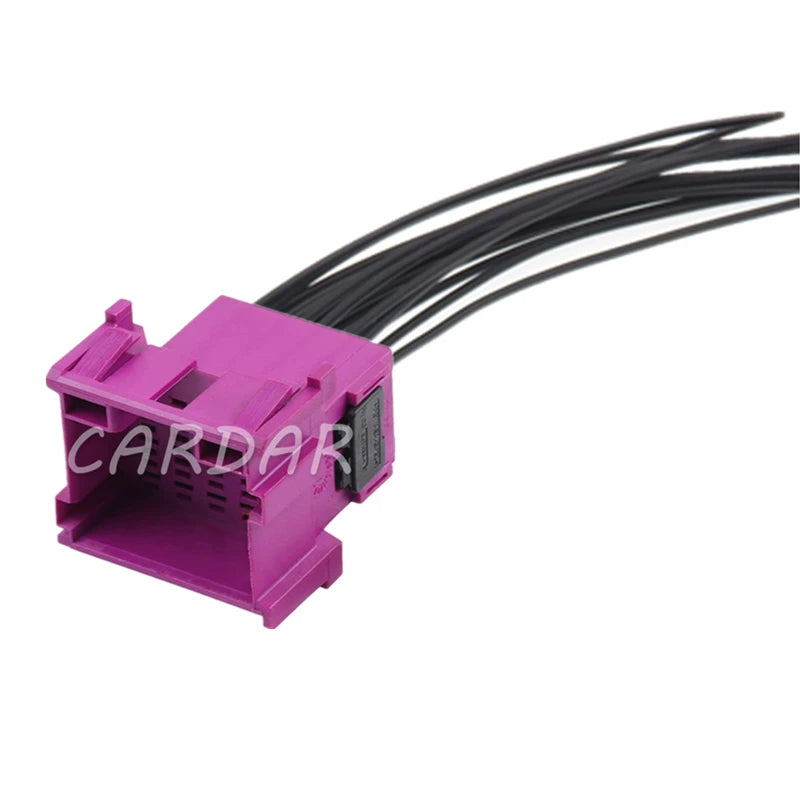 15 Pin 1-967623-1 1-967628-1 Purple Automotive Power Amplifier Male Female Docking Plastic Sockets Auto Plug
