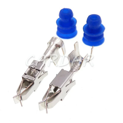 2 Pin Brown Automotive Accessories 240PC02S1001 Car Cable Harness Waterproof Plastic Housing Socket