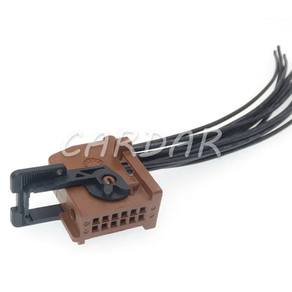 12 Pin 1379095-1 1379096-1 1379219-1 Automotive Car Amplifier Audio Wiring Harness Connector Socket With Terminals For BMW Porsche