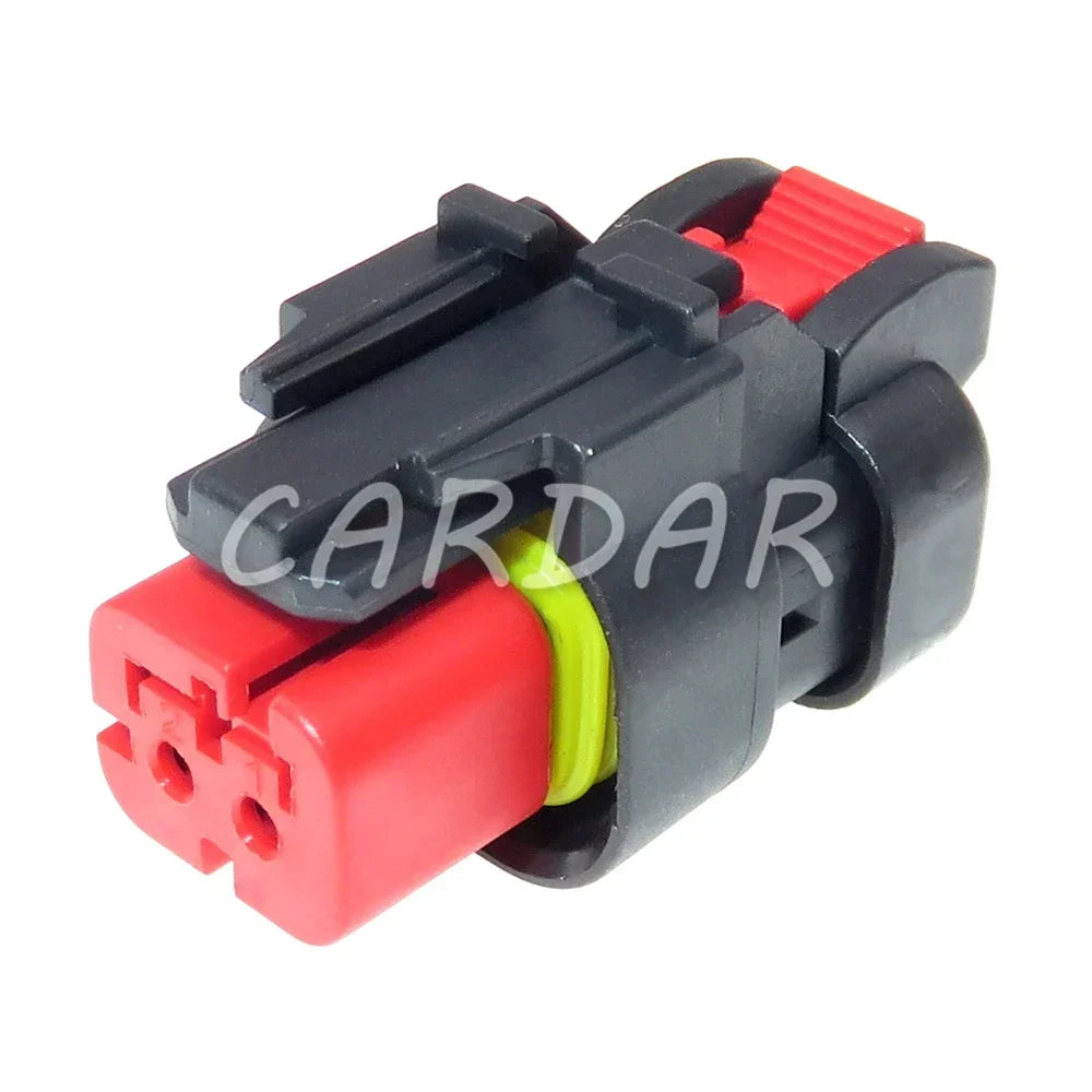 2 Pin 776427-1 Red Excavator Carter Camshaft Sensor Waterproof Socket For Automobile