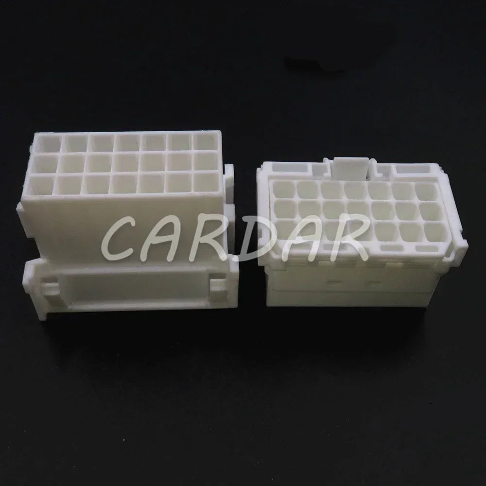 21 Pin White Automobile Electric Wiring Connector Car Male Female Unsealed Socket 967635-1 2-967630-1 7-968975-1