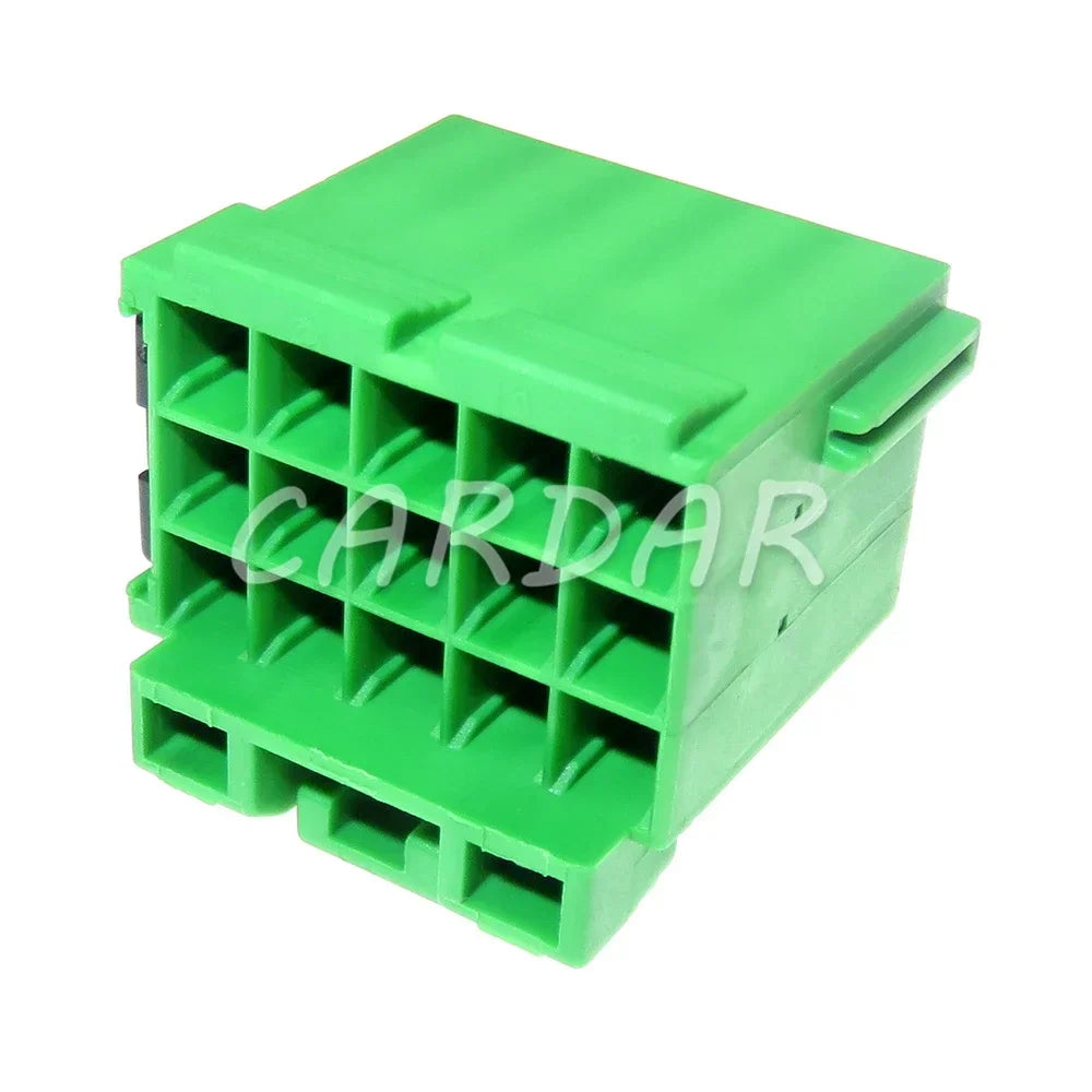 15 Pin Green Automobile Wire Harness Socket Car Plastic Housing Unsealed Connector Auto Parts 1-967623-2