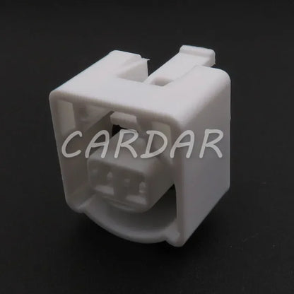 2 Pin White Electrical Connector Waterproof Automotive Wiring Harness Plug