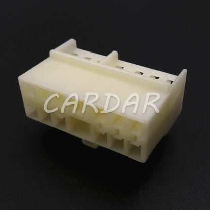 13 Pin 1 Series White Automobile Unsealed Plug Car Plastic Housing Electrical Socket Auto Wiring Connector