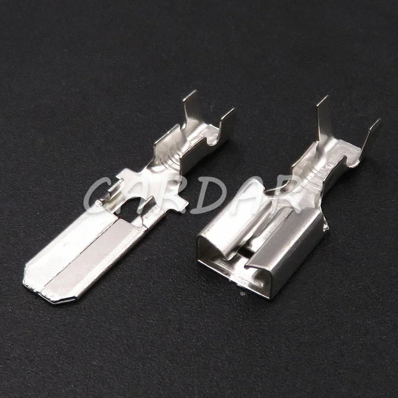 1 Pin 6.3 Series Automobile High Current Wiring Harness Unsealed Socket Electric Wire Connector