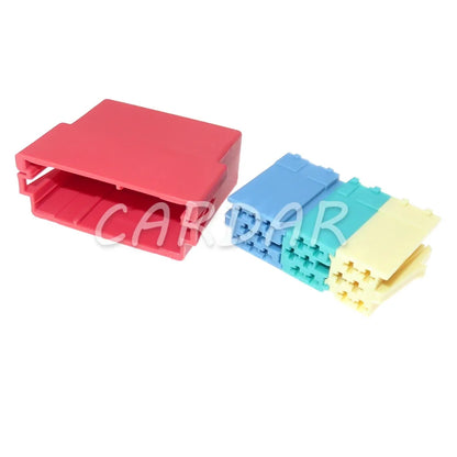 20 Pin Universal Mini ISO Radio Socket ISO Adapter Connector Car Radio Connectors Wiring Plug For Cars VW Audi Skoda
