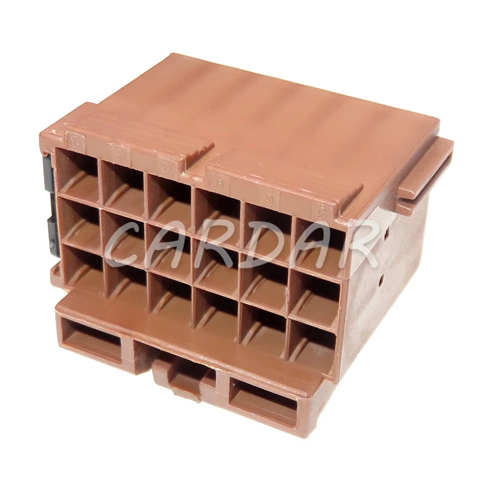 18 Pin Brown Automobile Wire Unsealed Connector 1-967624-6 Car Modification Socket Auto Accessories